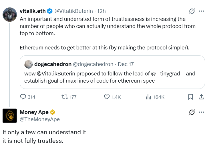 0ea13b4b14f9b350810ea09ea0a53741 Ethereum needs simple explanation to see true trustlessness: Buterin