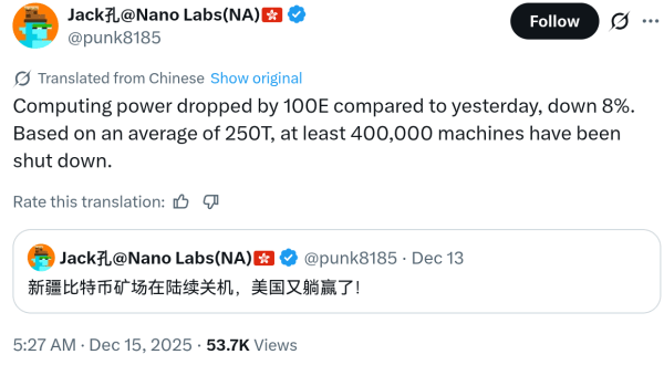 dc278e56e1889fbb0b76203b9c0a8601 Ex-Canaan exec blames China shutdowns for 10% Bitcoin hashrate fall